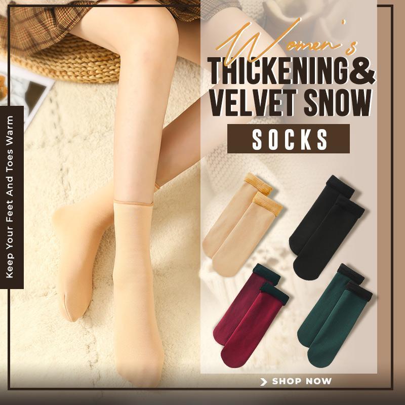 ❄️🎁5/10PCS Unisex Thickened Fleece Lined Cold-Proof Winter Socks