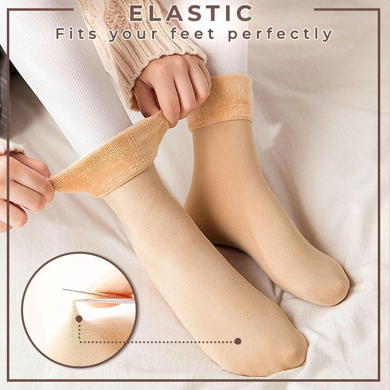 ❄️🎁5/10PCS Unisex Thickened Fleece Lined Cold-Proof Winter Socks