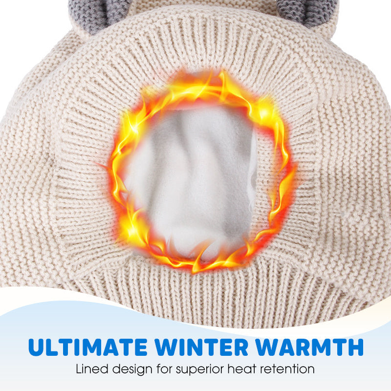 Cute Warm Knitted Dog Hat