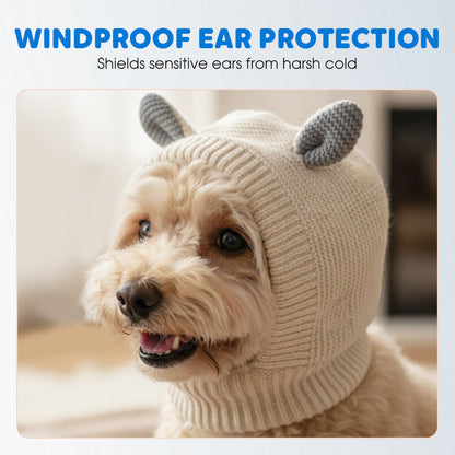 Cute Warm Knitted Dog Hat