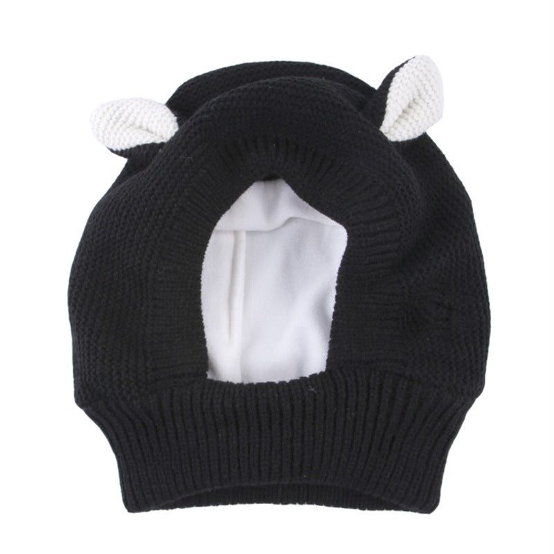 Cute Warm Knitted Dog Hat