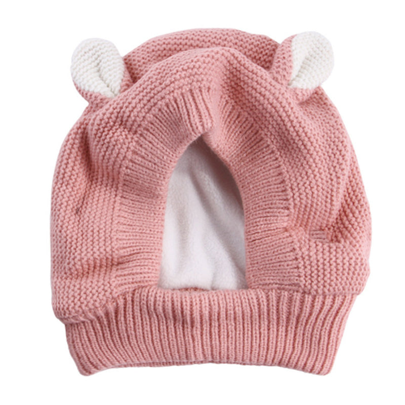 Cute Warm Knitted Dog Hat
