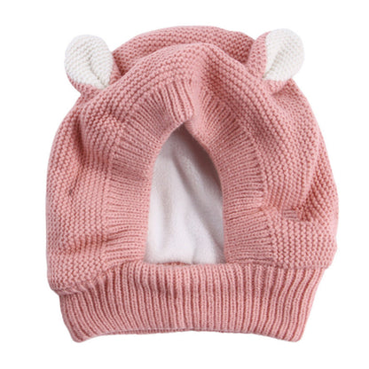 Cute Warm Knitted Dog Hat