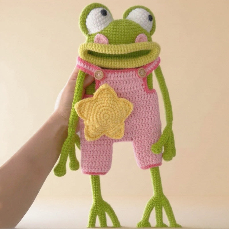 DIY Crochet Frog Phone Bag Kit