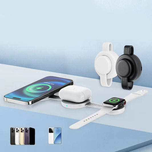 3-in-1 Foldable Magnetic Wireless Charger