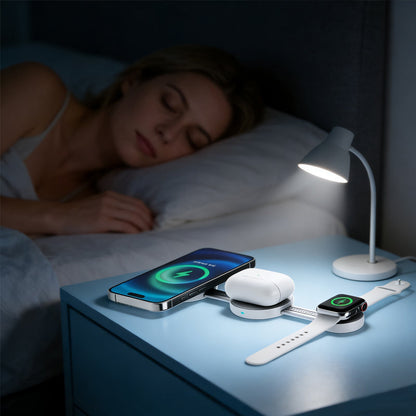 3-in-1 Foldable Magnetic Wireless Charger