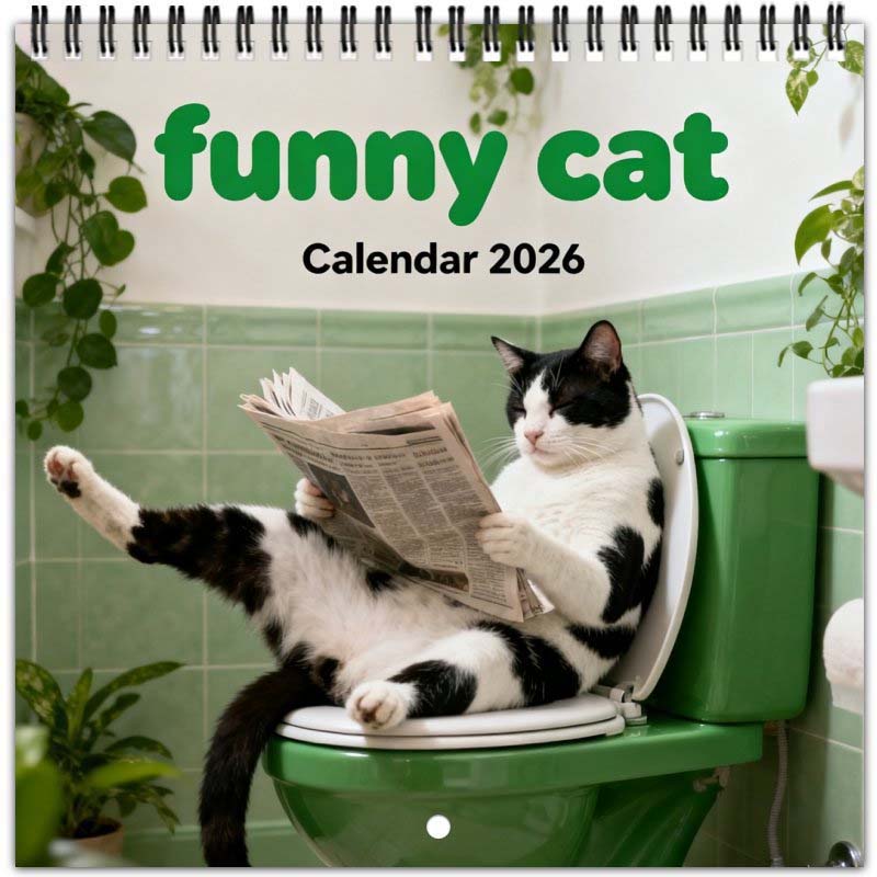 Funny Animal Calendar 2026 Calendar
