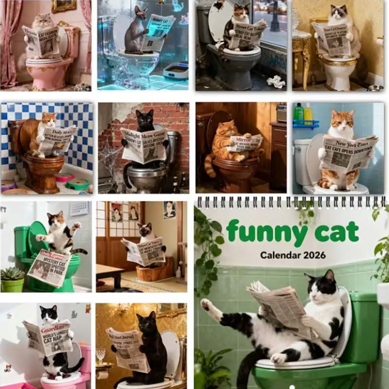 Funny Animal Calendar 2026 Calendar