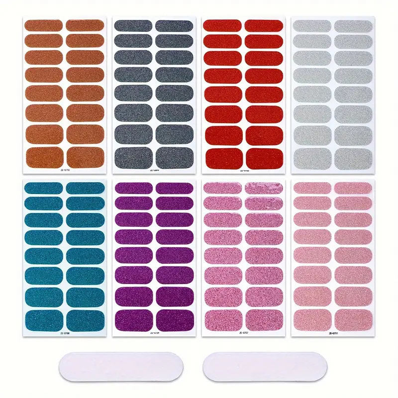 💅 Waterproof Self-adhesive Glitter Nail Stickers