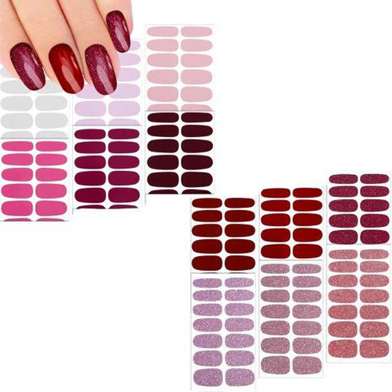 💅 Waterproof Self-adhesive Glitter Nail Stickers