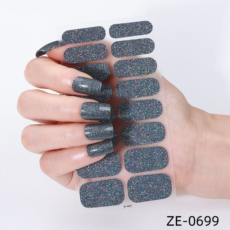 💅 Waterproof Self-adhesive Glitter Nail Stickers