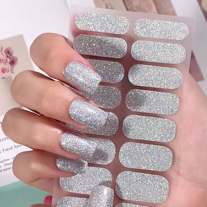 💅 Waterproof Self-adhesive Glitter Nail Stickers