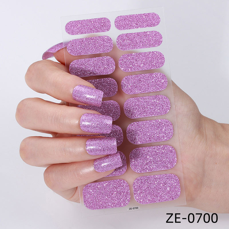 💅 Waterproof Self-adhesive Glitter Nail Stickers