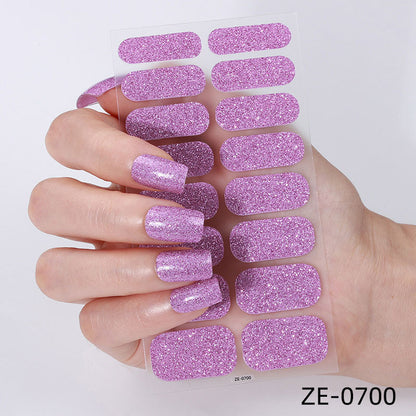 💅 Waterproof Self-adhesive Glitter Nail Stickers