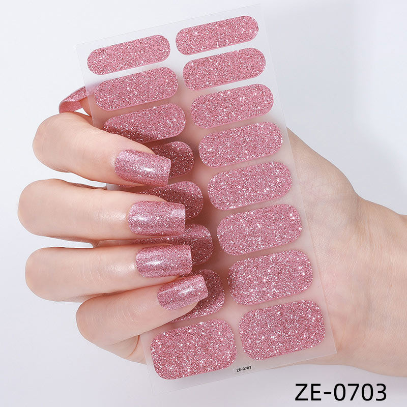 💅 Waterproof Self-adhesive Glitter Nail Stickers