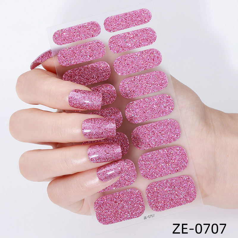 💅 Waterproof Self-adhesive Glitter Nail Stickers