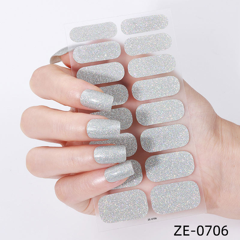 💅 Waterproof Self-adhesive Glitter Nail Stickers