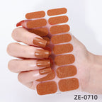 💅 Waterproof Self-adhesive Glitter Nail Stickers