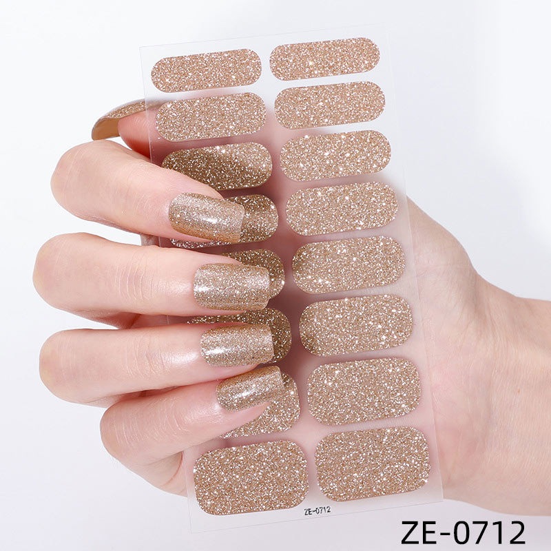 💅 Waterproof Self-adhesive Glitter Nail Stickers