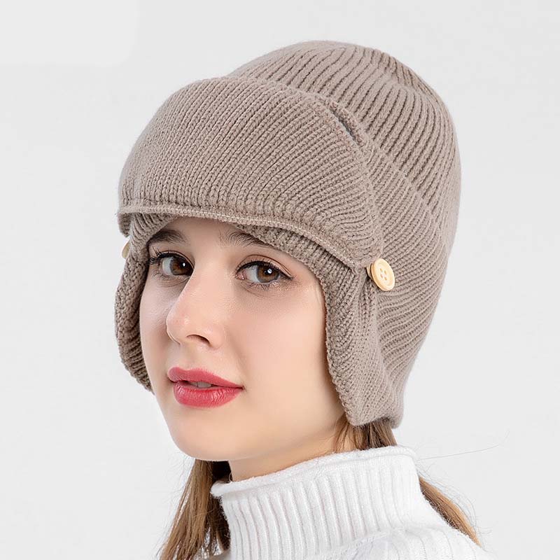 3-in-1 Unisex Knitted Goggles Beanie