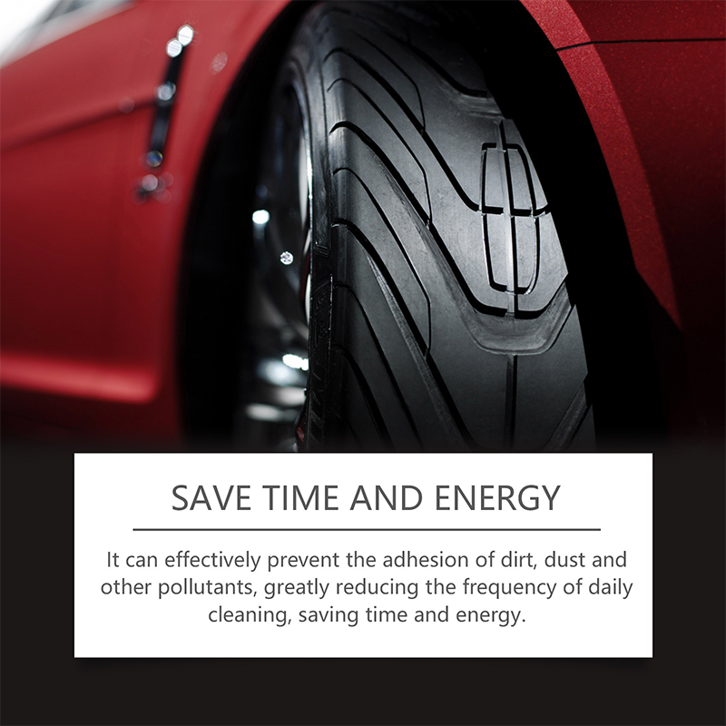 ✨ Tire wax – Restores black gloss, blocks UV, repels dirt. Easy & quick!🚗