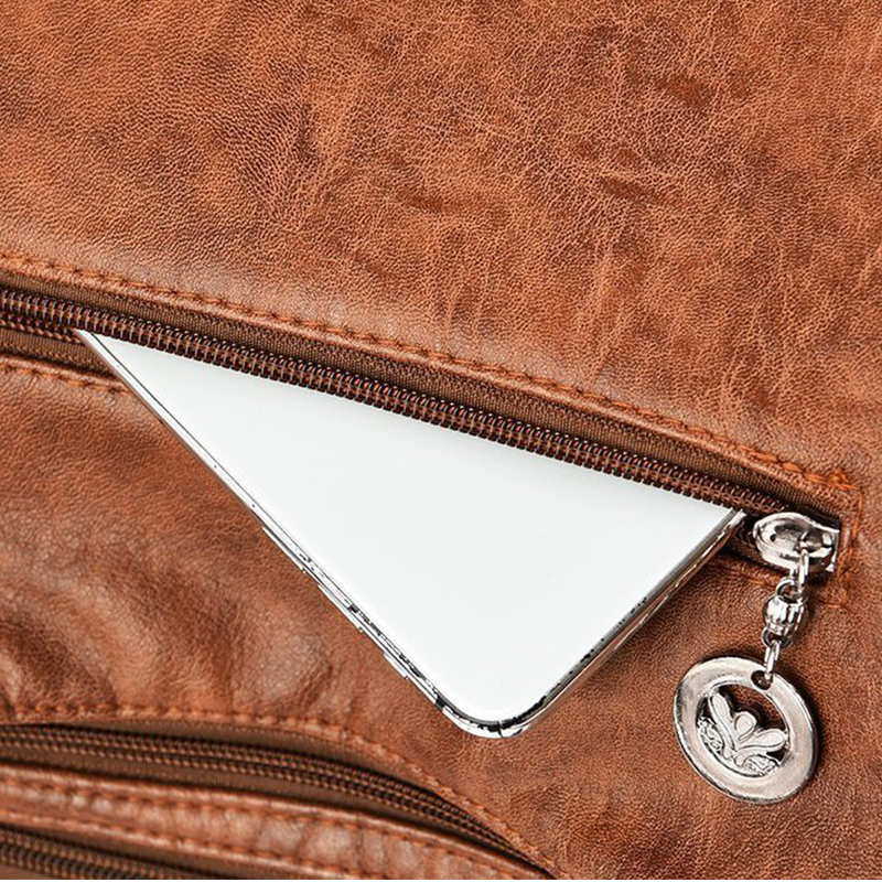 👜 Convertible Multi-Pocket Shoulder Bag for Women – 3-in-1 Crossbody & Tote