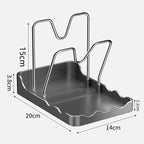 Multifunctional Pot Lid & Cutting Board Holder