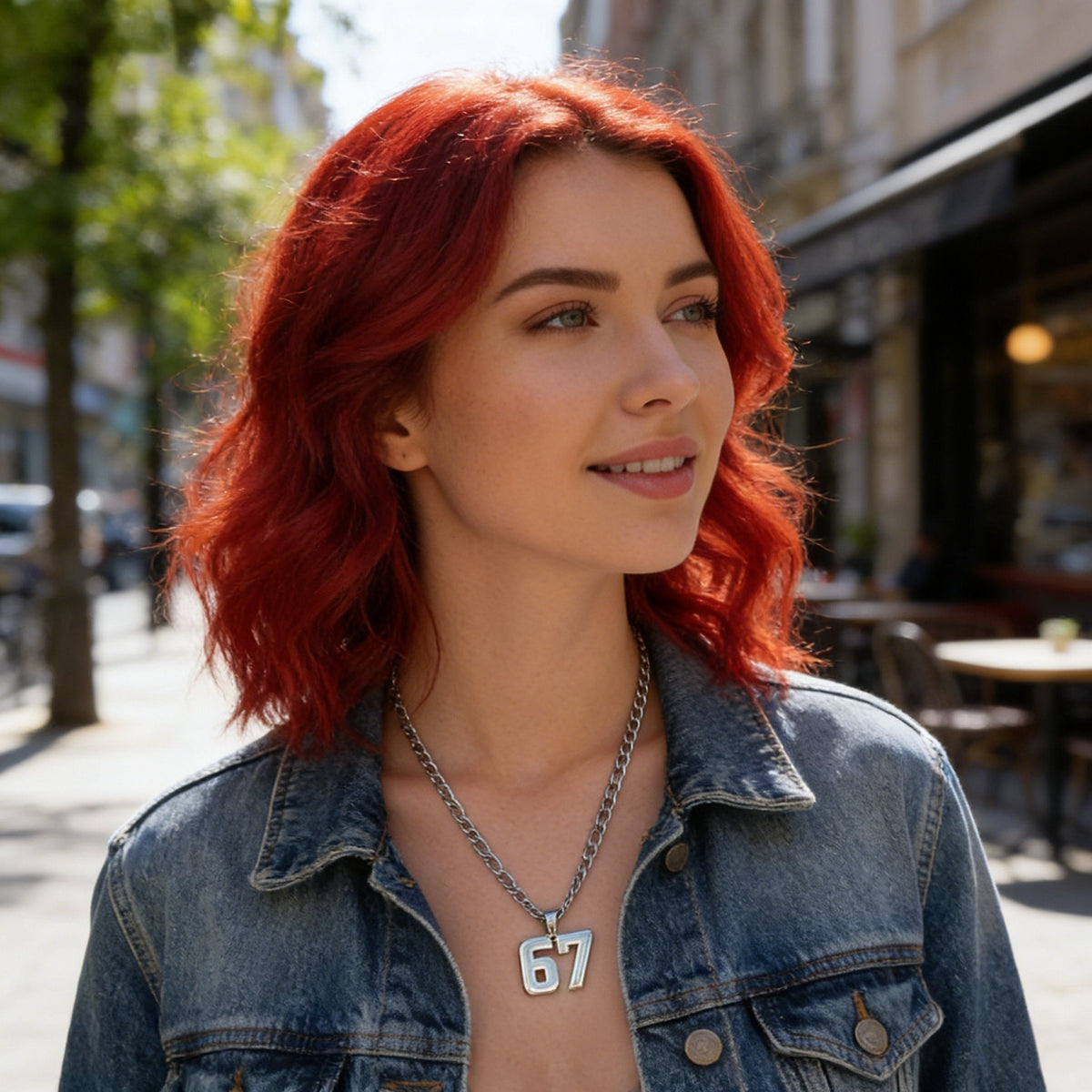 🔥Hot Sale✨ 67 Number Pendant Necklace – Fashion Statement Piece, 925 Sterling Silver & Gift Box 💎🎁