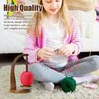 Wooden Yarn Spool Rack for Knitting Lovers