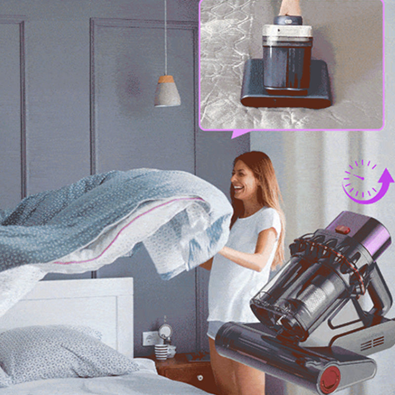 Powerful 14kPa Dual-Cup UV Bed Vacuum Cleaner