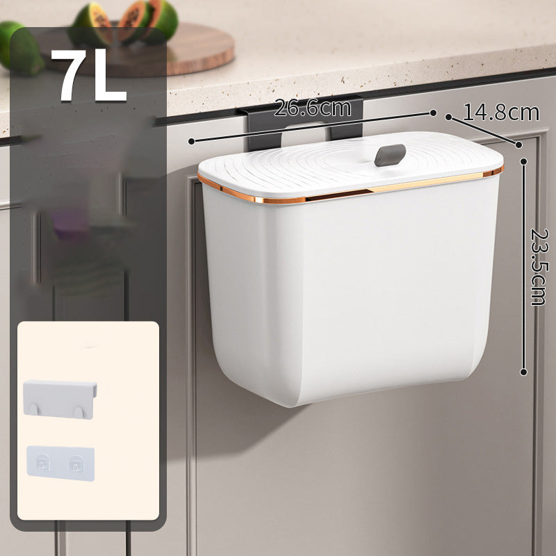 Large Capacity Wall-Mounted Trash Can