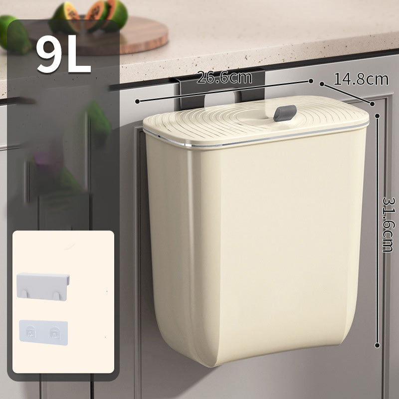 Large Capacity Wall-Mounted Trash Can
