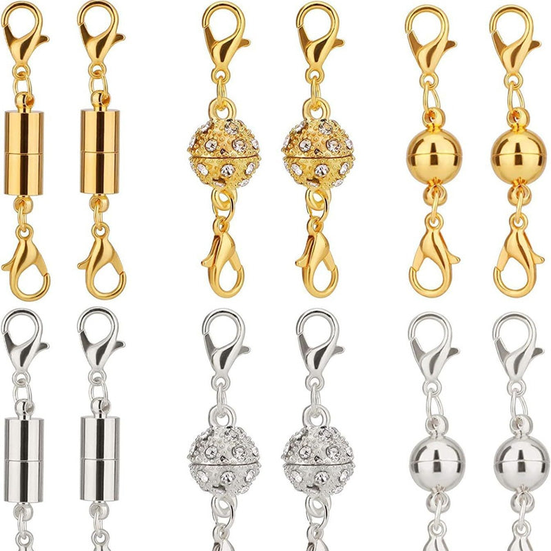 12PCS Magnetic Clasp Set for Necklace