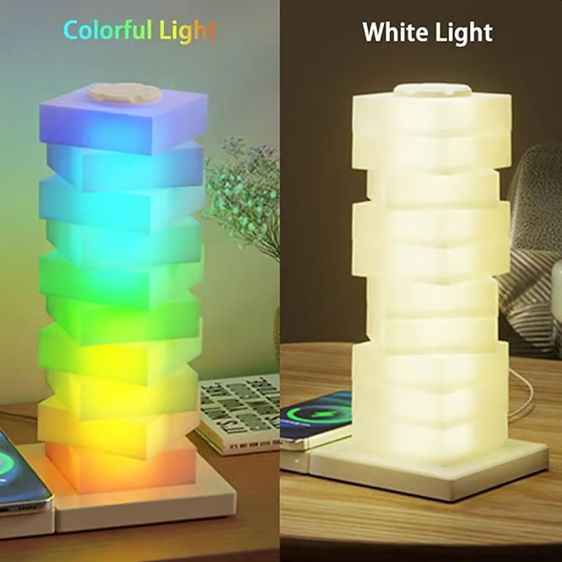 DIY Atmosphere Colorful Night Light With Wireless Charging