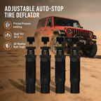 Adjustable Auto-Stop Tire Deflator Kit - 4PCS/Set
