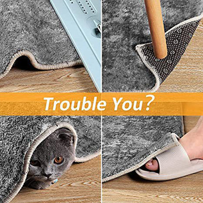 Heart-Shaped Reusable Non-Slip Rug Grippers