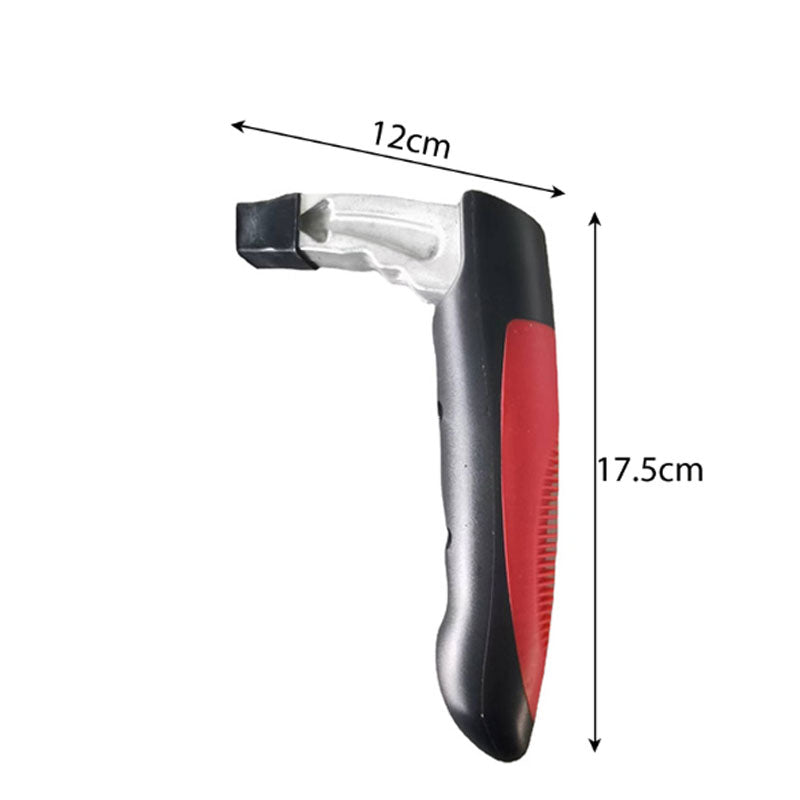 Vehicle Support Handle with Window Breaker