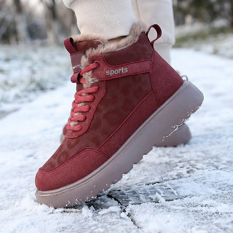 Women's Plush-Lined Warm Snow Boots