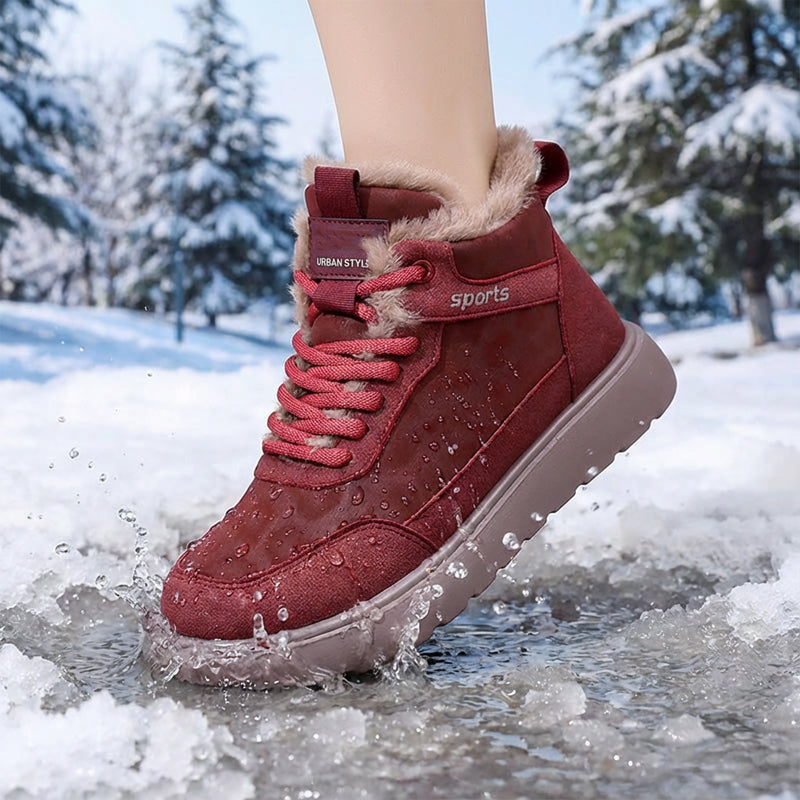 Women's Plush-Lined Warm Snow Boots
