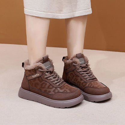 Women's Plush-Lined Warm Snow Boots