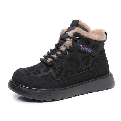 Women's Plush-Lined Warm Snow Boots
