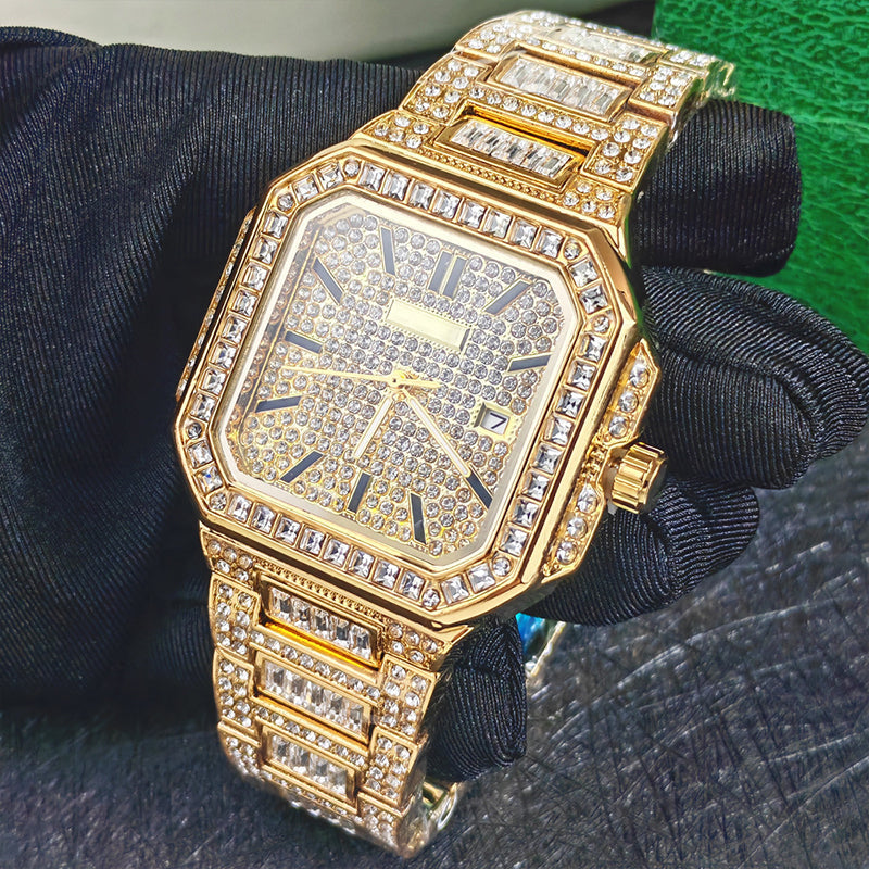 ✨Luxury Square Rhinestone Watch – Elegant Sparkle for Every Occasion✨