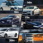 Universal U-Shape Boneless Windshield Wiper Blades for Car