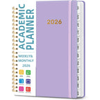 2026 Spiral Bound A5 Planner with Monthly Tabs