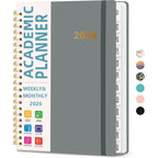 2026 Spiral Bound A5 Planner with Monthly Tabs