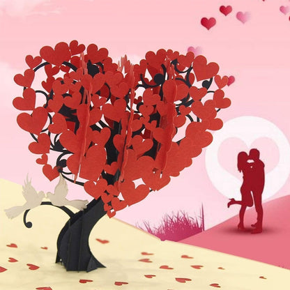 🔥Hot Sale Deals-3D Pop-Up Heart Tree Greeting Card