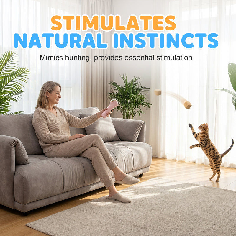 Interactive Pet Treat Launcher & Feeder