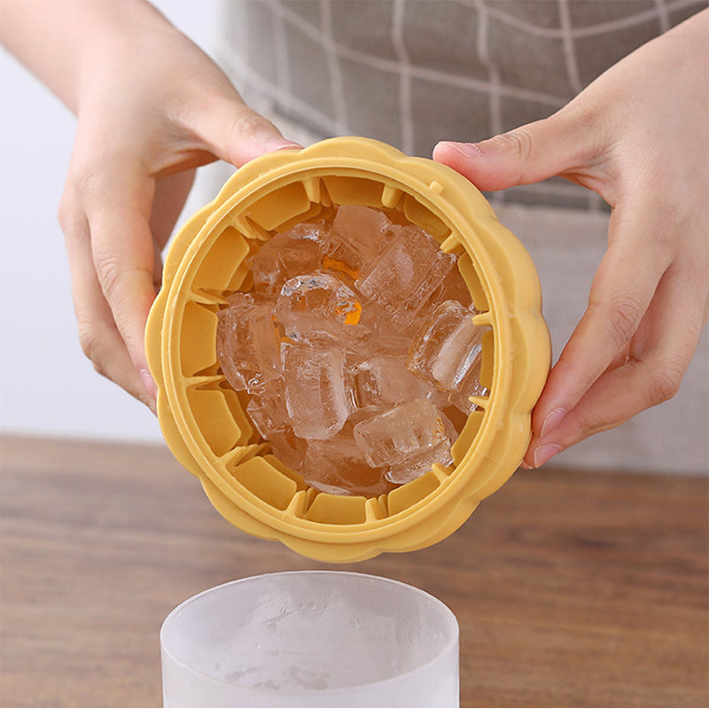 2-in-1 Pumpkin Ice Cube Maker & Ice Bucket
