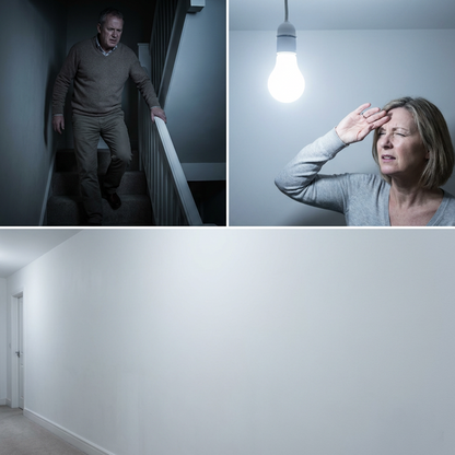 Modern LED Wall Sconce with Geometric Light Effect