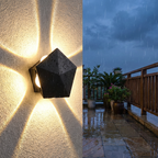 Modern LED Wall Sconce with Geometric Light Effect